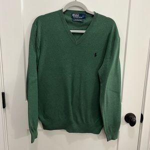 Mens Polo v neck sweater. Size Large